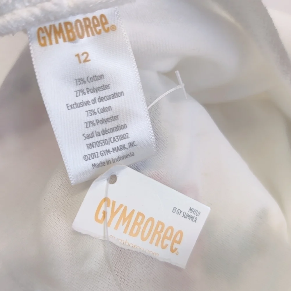 Gymboree Summer Romper Little Girls Sz Large 10 - 12 + FREE Cat Jack Tulle Dress